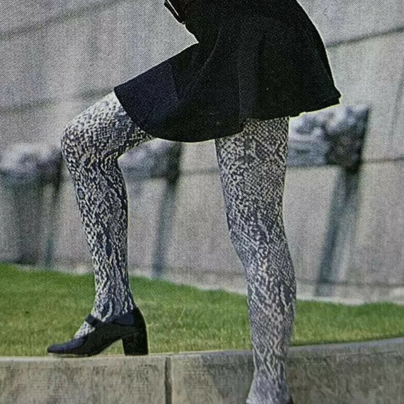 unbrand Accessories - Snake Fashion Tights Print Style brown One size